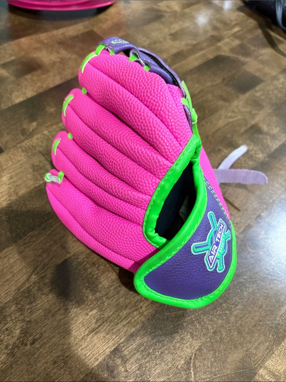 Air Tech Kids' Pink & Purple Softball Glove